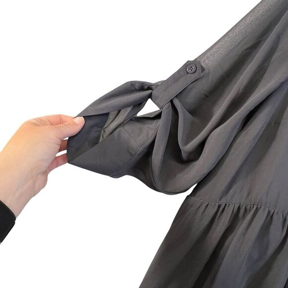 Nwt 2/2x Torrid Lexie Gray Hi-Lo Chiffon Tunic Size #11437435 - Picture 8 of 14